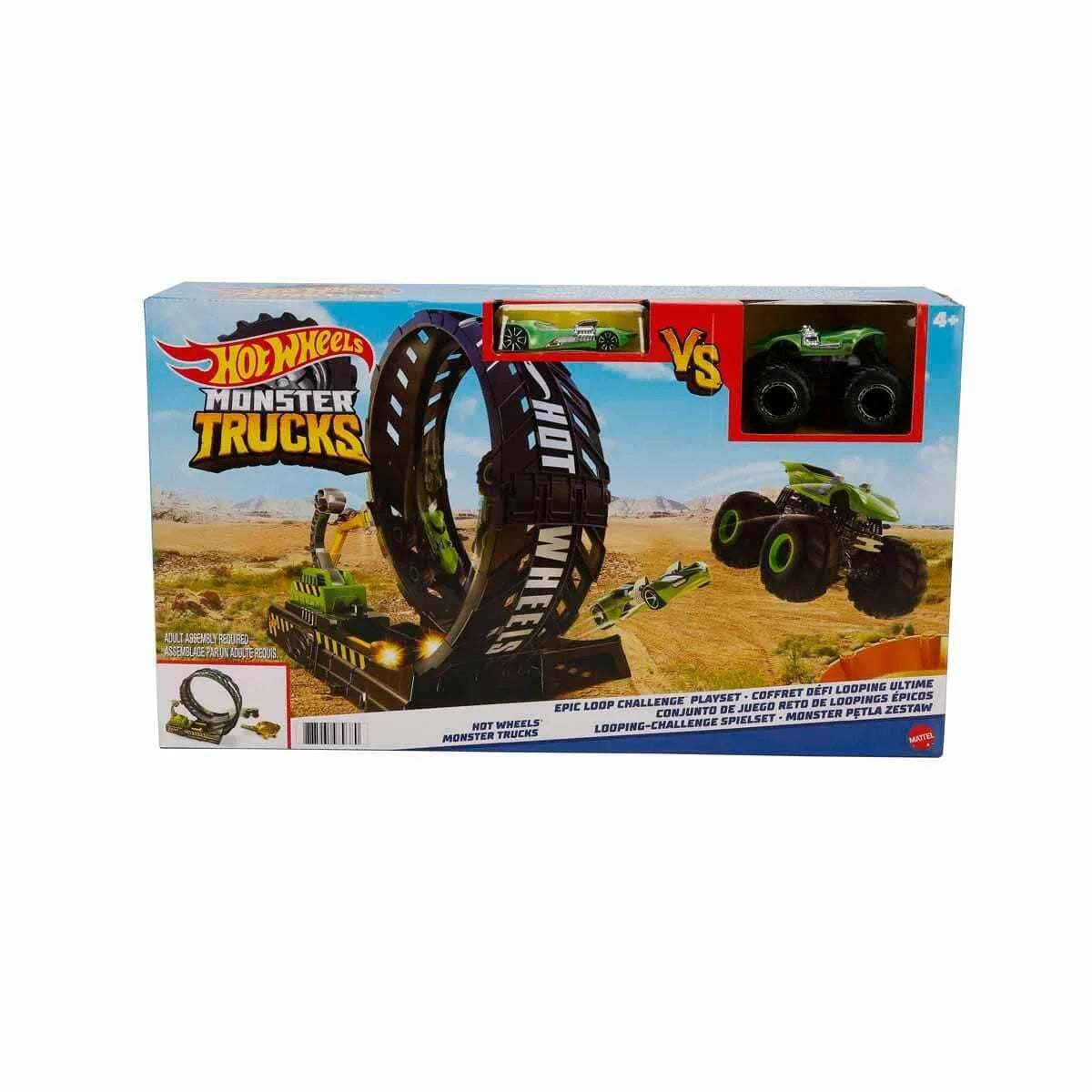 Hot Wheels Monster Trucks Çemberde Yarış Seti HBH70 | Toysall