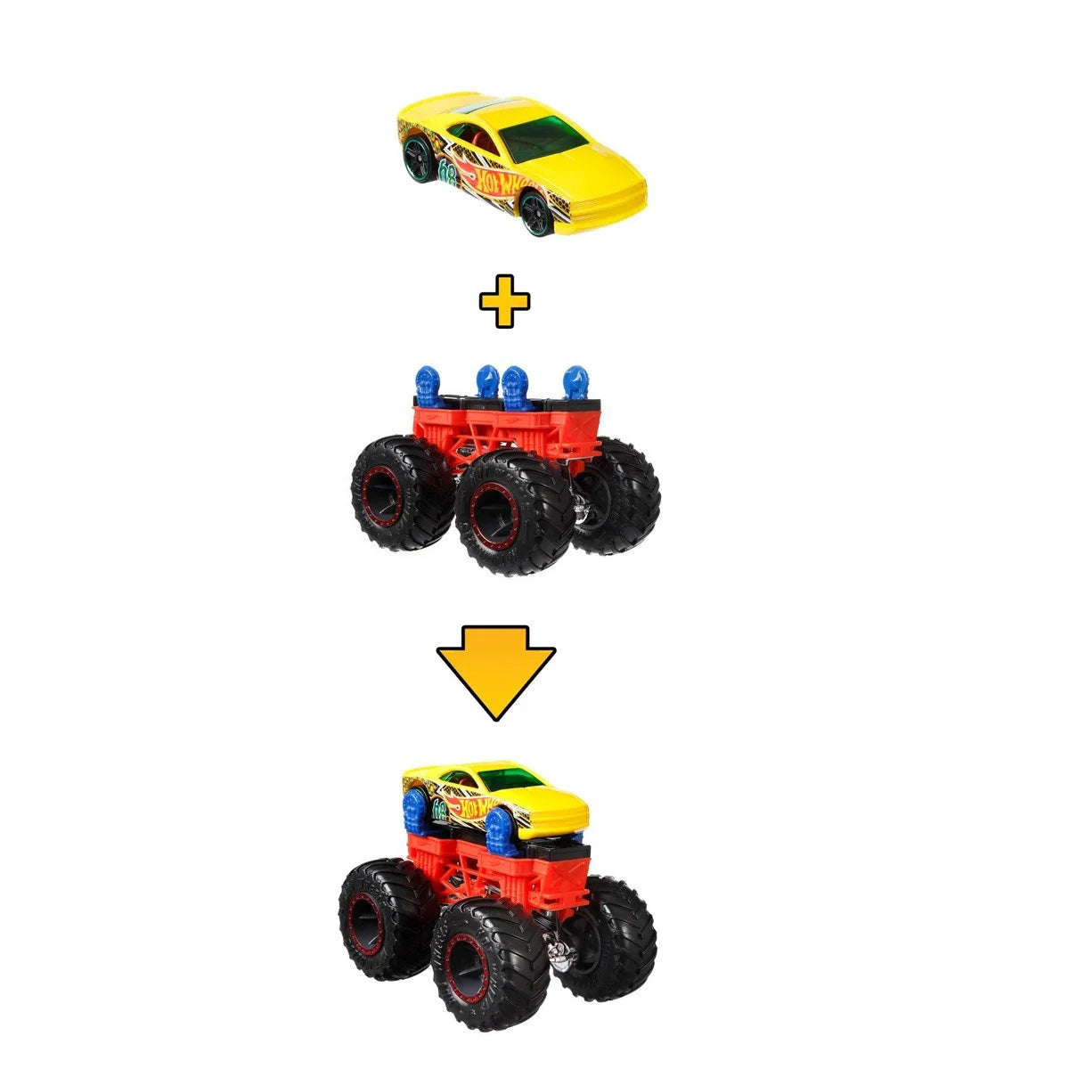 Hot Wheels Monster Trucks Dev Tekerlek Ustası Araçlar GWW13- GWW14 | Toysall