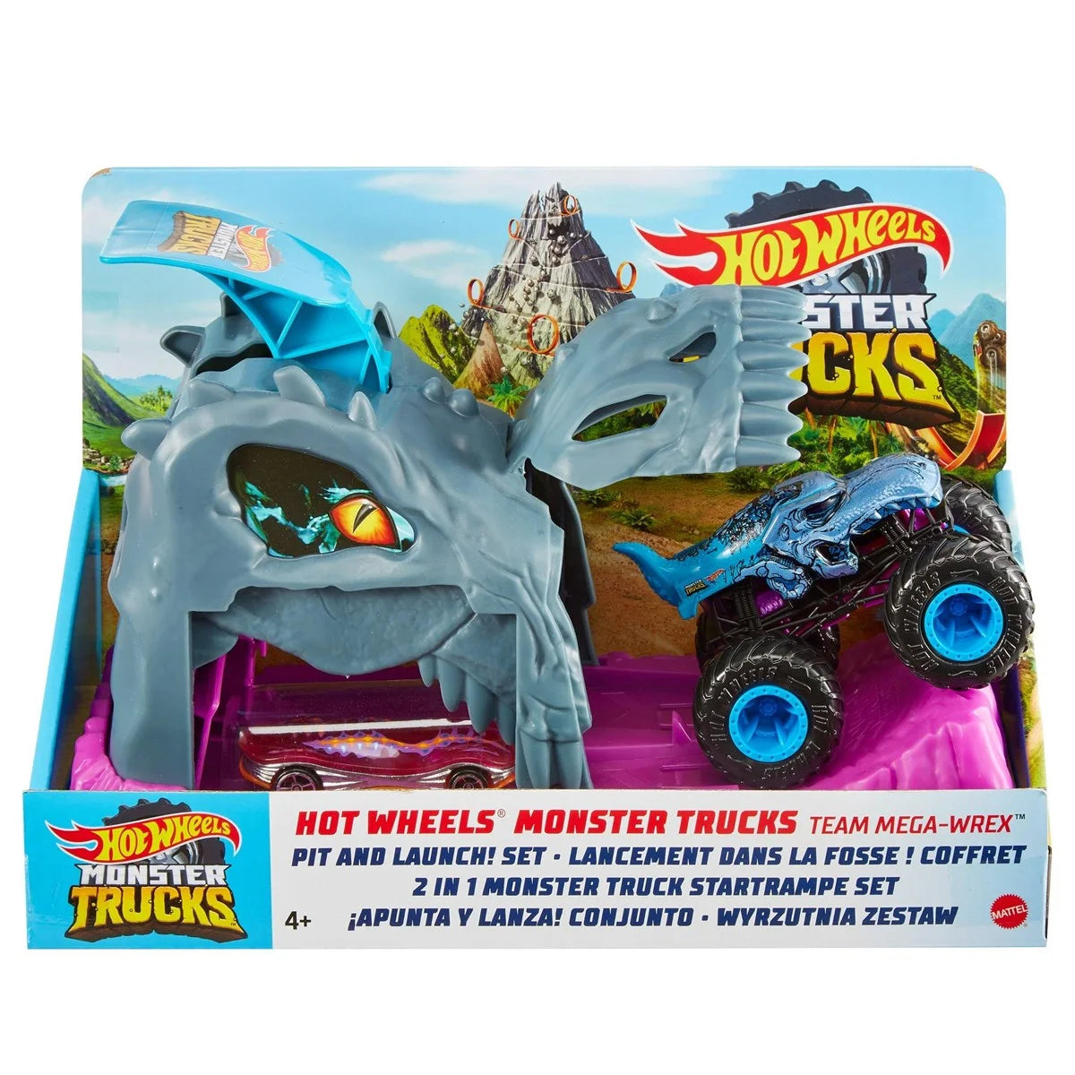 Hot Wheels Monster Trucks Fırlatıcılı Oyun Seti GKY01-GVK00 | Toysall