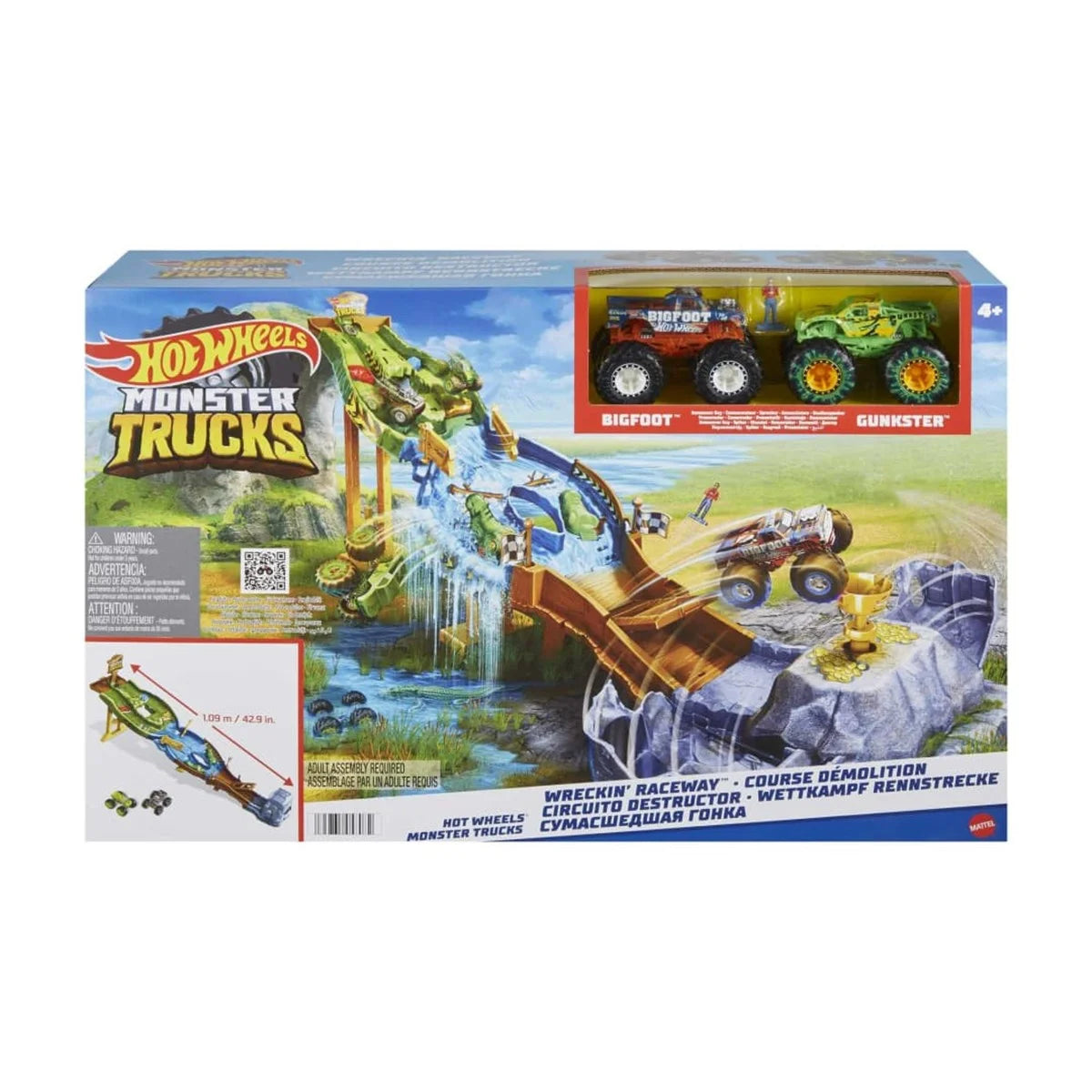 Hot Wheels Monster Trucks Heyecanlı Yarışlar Oyun Seti HGV12 | Toysall