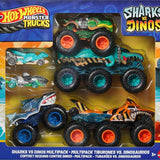 Hot Wheels Monster Trucks Köpekbalıkları ve Dinozorlar Çoklu Paketi JGD68