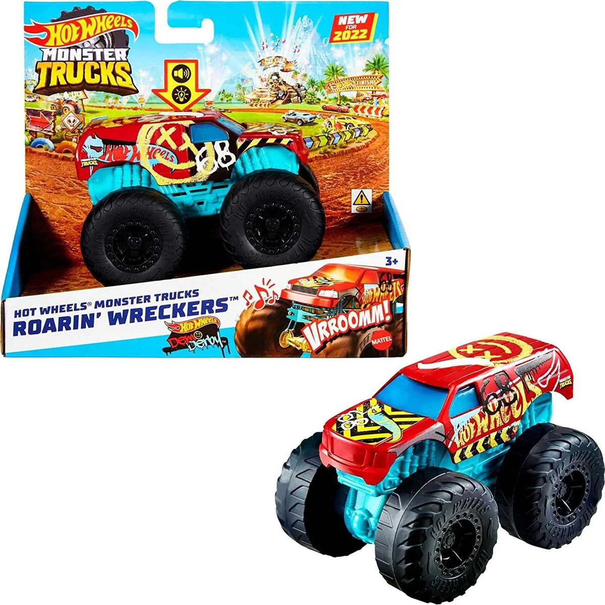 Hot Wheels Monster Trucks Kükreyen Arabalar HDX60-HDX66 | Toysall