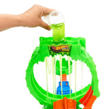 Hot Wheels Monster Trucks Mutant Chaos Çemberde Yarış Oyun Seti JMK91