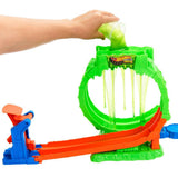 Hot Wheels Monster Trucks Mutant Chaos Çemberde Yarış Oyun Seti JMK91