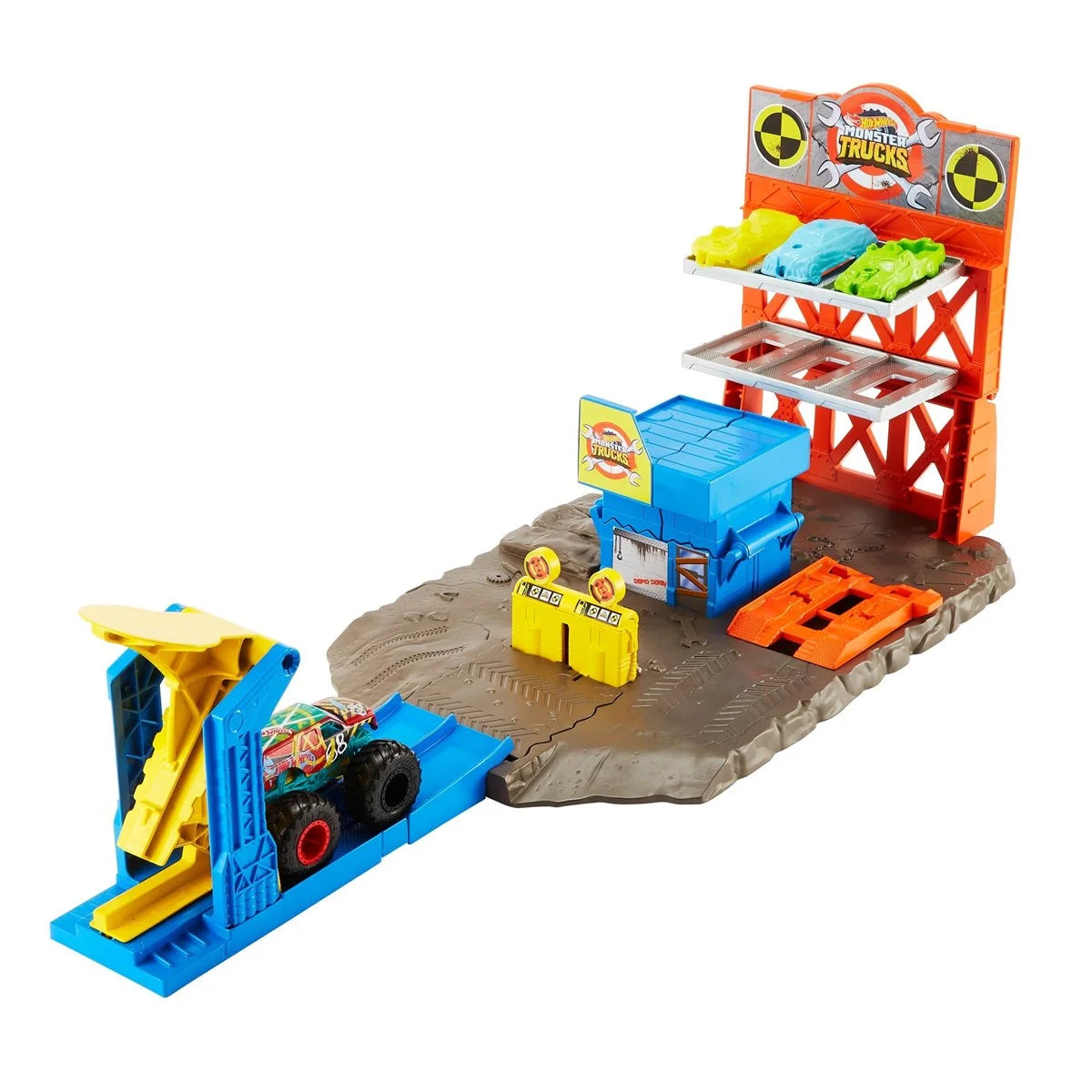 Hot Wheels Monster Trucks Patlama İstasyonu Oyun Seti HFB12 | Toysall