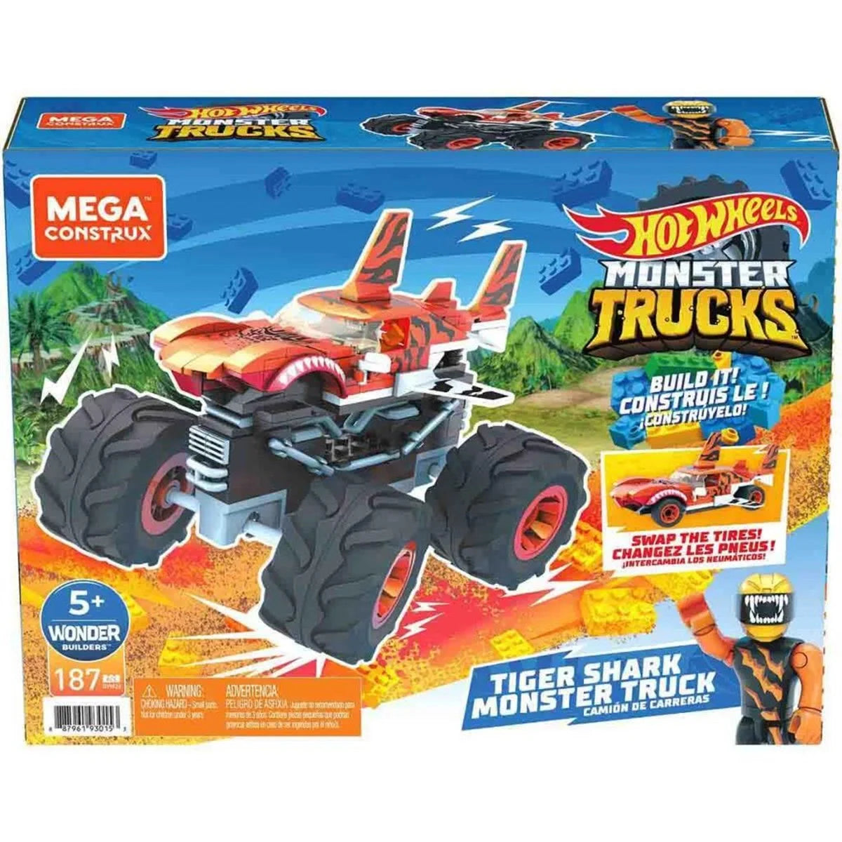 Hot Wheels Monster Trucks Serisi Tiger Shark GVM14-GVM26 | Toysall