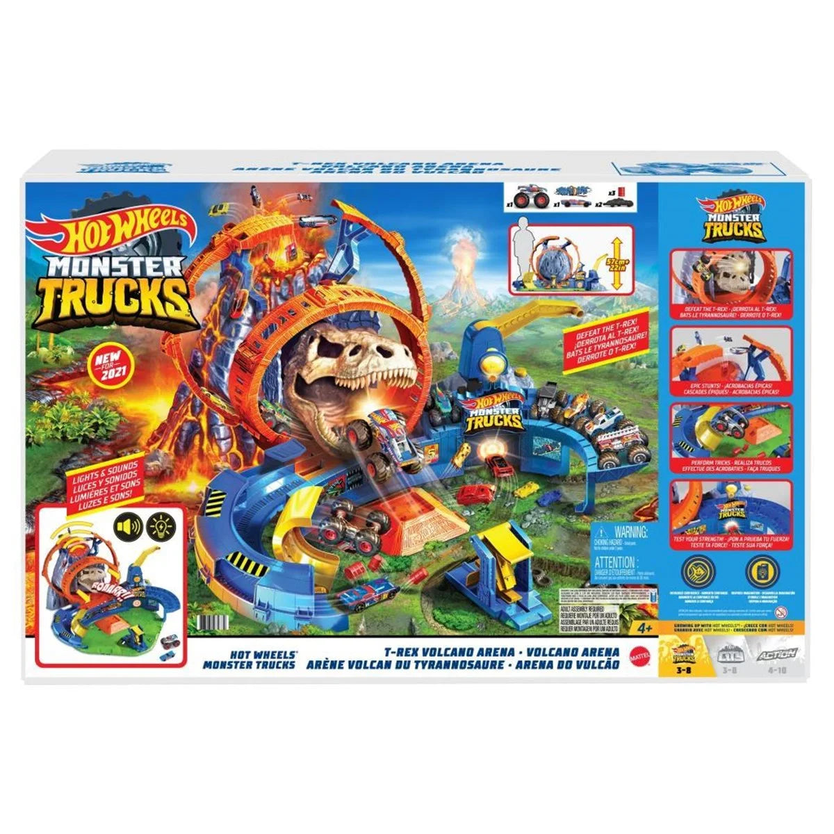 Hot Wheels Monster Trucks Volkanik Alanda Macera Oyun Seti GYL14 | Toysall