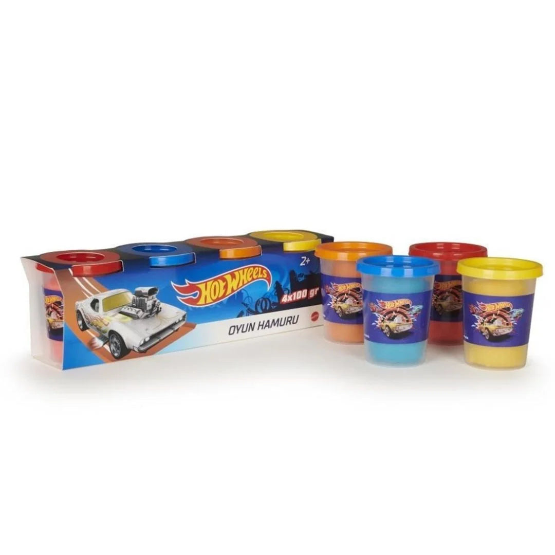 Hot Wheels Oyun Hamuru 4'lü Paket - (4 x 100 gr) GPN19 | Toysall