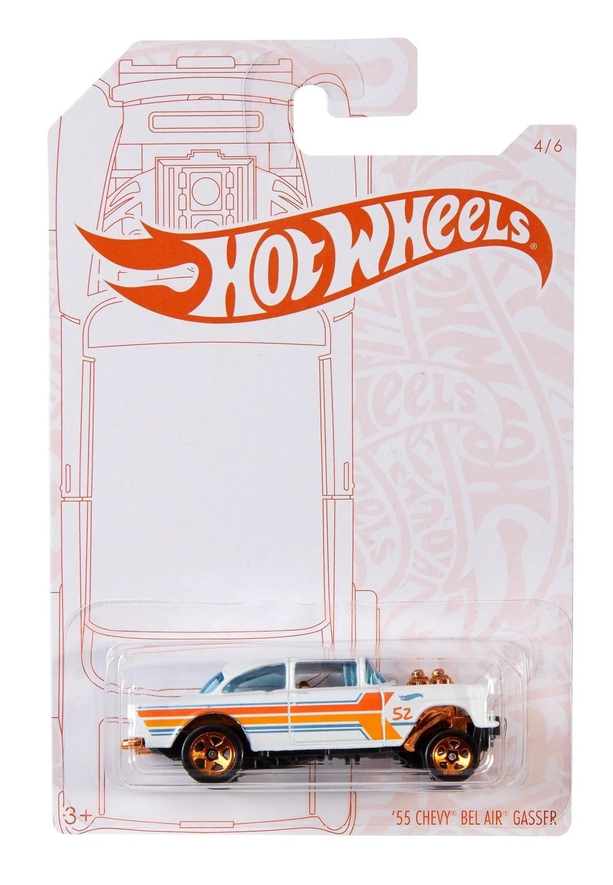 Hot Wheels Parlak ve Krom Özel Seri-55 Bel Air GJW48-GJW51 | Toysall