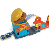 Hot Wheels Şehir Otoparkı Oyun Setleri Hamburger Restoran Hücumu FRH28-GPD09 | Toysall