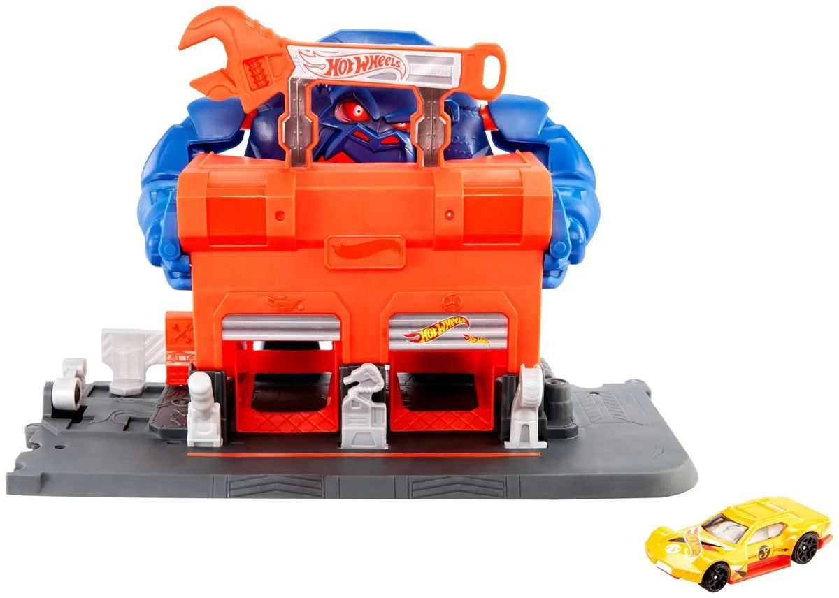 Hot Wheels Şehirde Yaratık Macerası Oyun Seti Gorilin Garaj Saldırısı FNB05-GJK89 | Toysall