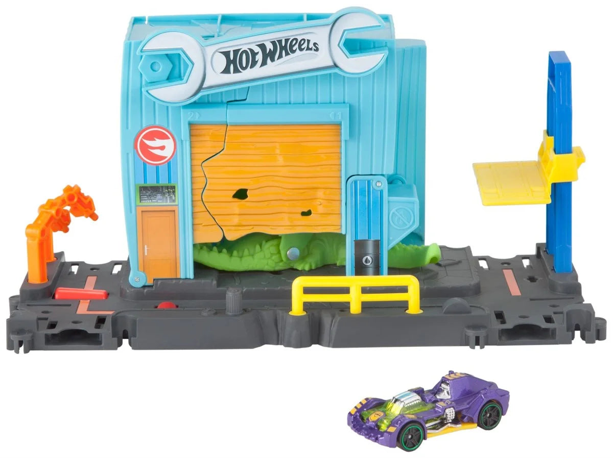 Hot Wheels Şehirde Yaratık Macerası Oyun Seti Timsah Garajı FNB05-FNB06 | Toysall