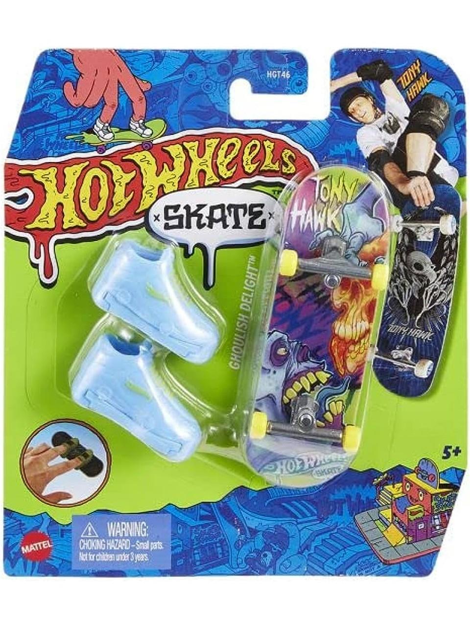 Hot Wheels Skate Parmak Kaykay ve Ayakkabı Paketleri HGT46-HNG45