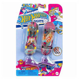 Hot Wheels Skate Retro Temalı İkili Parmak Kaykay ve Ayakkabı Paketleri HXL17-HXL19