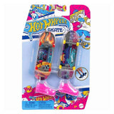 Hot Wheels Skate Retro Temalı İkili Parmak Kaykay ve Ayakkabı Paketleri HXL17-HXL21