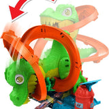 Hot Wheels T-Rex ve İtfaiye İstasyonu Oyun Seti JBM73