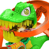 Hot Wheels T-Rex ve İtfaiye İstasyonu Oyun Seti JBM73