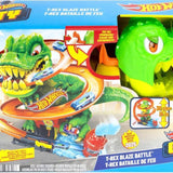 Hot Wheels T-Rex ve İtfaiye İstasyonu Oyun Seti JBM73