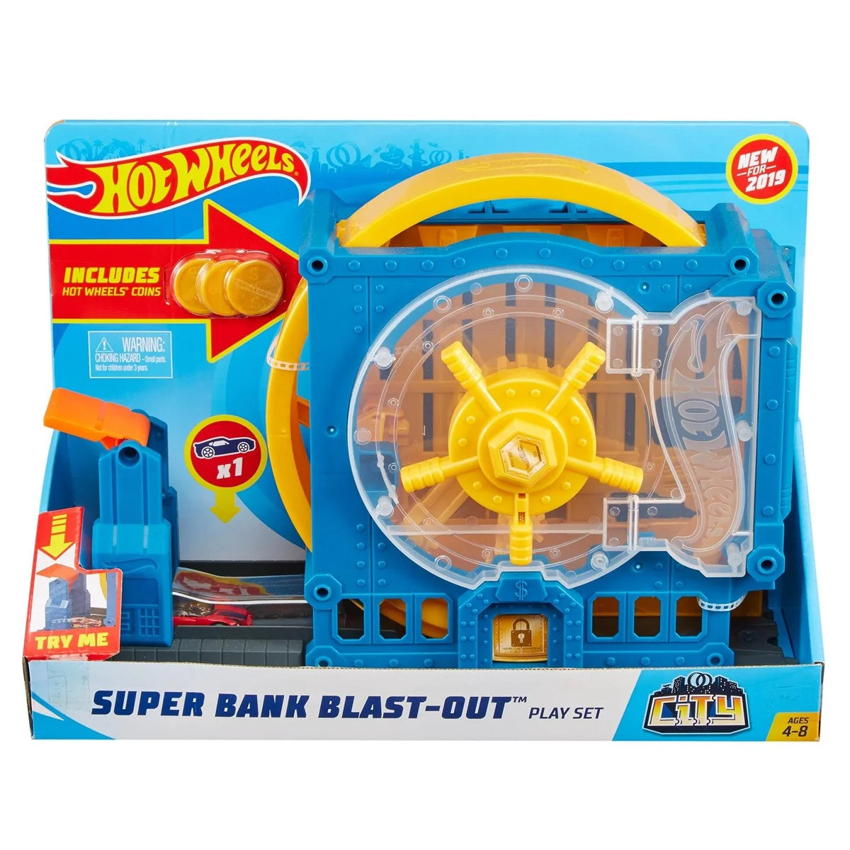 Hot Wheels Tekerlekli Yarış Dünyası Oyun Seti Bankadan Kaçış Heyecanı FNB15-GBF96 | Toysall