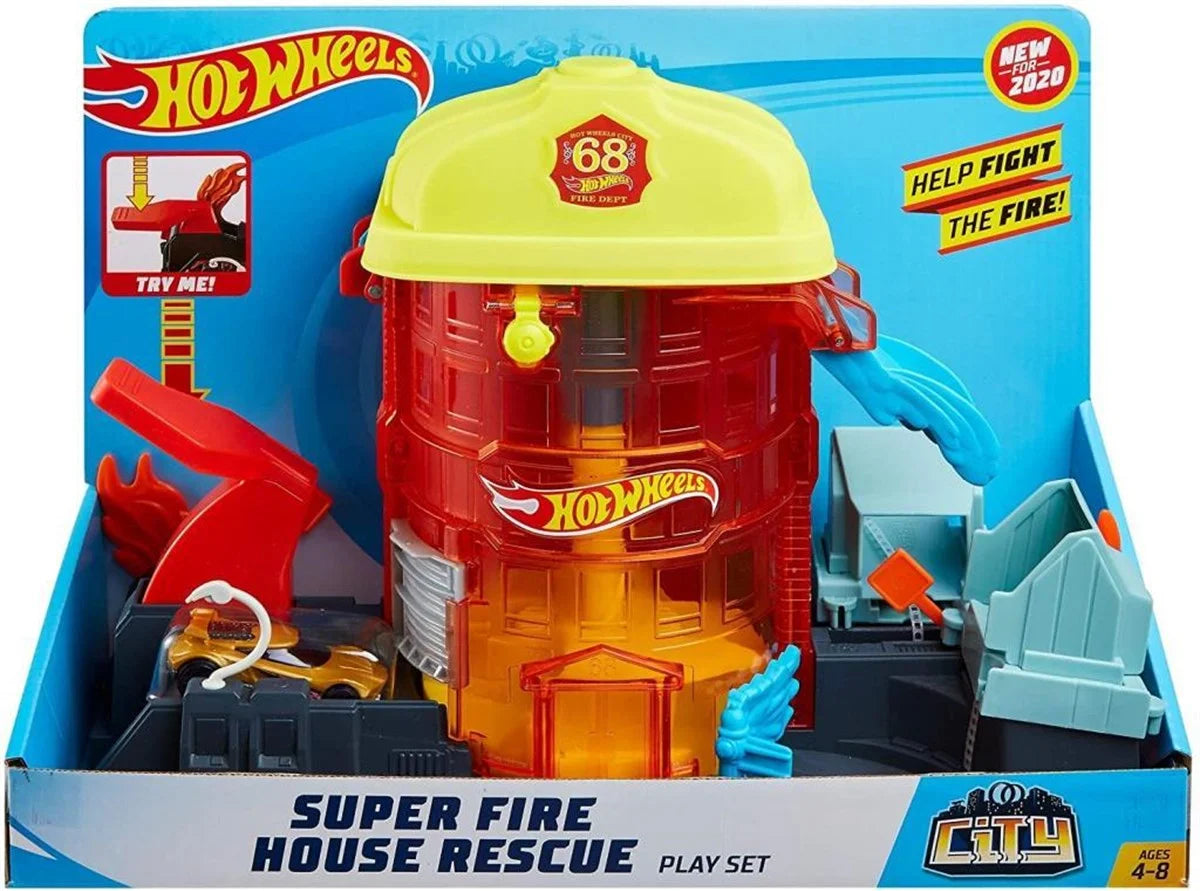 Hot Wheels Tekerlekli Yarış Dünyası Oyun Seti  İtfaiye İstasyonu FNB15-GJL06 | Toysall