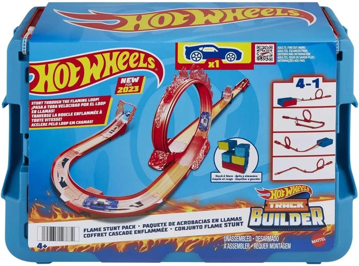 Hot Wheels Track Builder Alev Temalı Akrobasi Seti HMC04 | Toysall