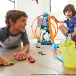 Hot Wheels Track Builder Üçlü Çember Aksiyon Seti  GLC96 | Toysall