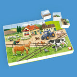 Hubelino 35 Parça Puzzle Çiftlik Hayatı 410184