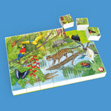 Hubelino 35 Parça Puzzle Tropikal Yağmur Ormanında Vahşi Yaşam 410177