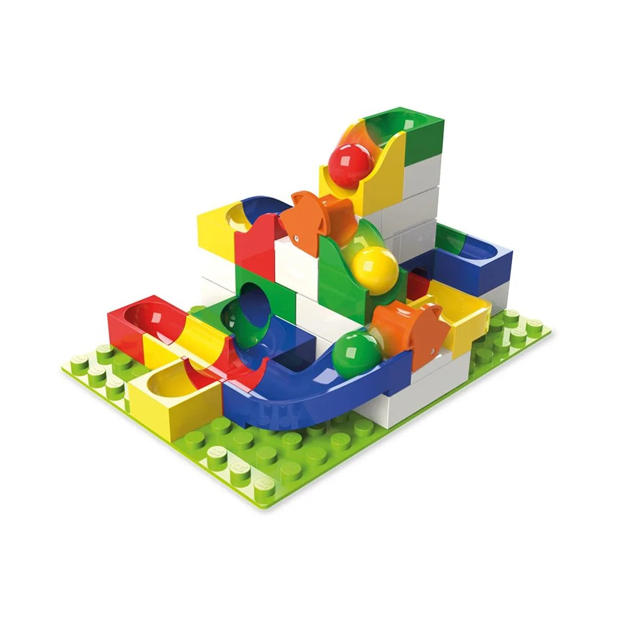 Hubelino Marble Run Dönemeç Genişletme Seti  (43 Parça) 420497 | Toysall