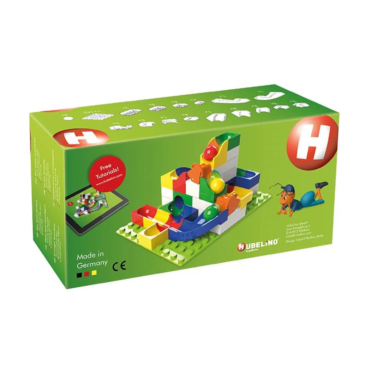 Hubelino Marble Run Dönemeç Genişletme Seti  (43 Parça) 420497 | Toysall