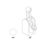 Hubelino Marble Run Gravity Hammer Genişletme Yapım Seti (6 Parça) 420657