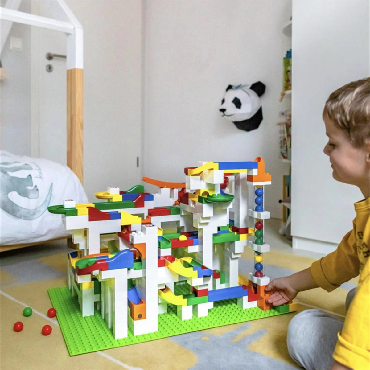 Hubelino Marble Run Mega Blok Yapım Seti (585 Parça) 420633 | Toysall