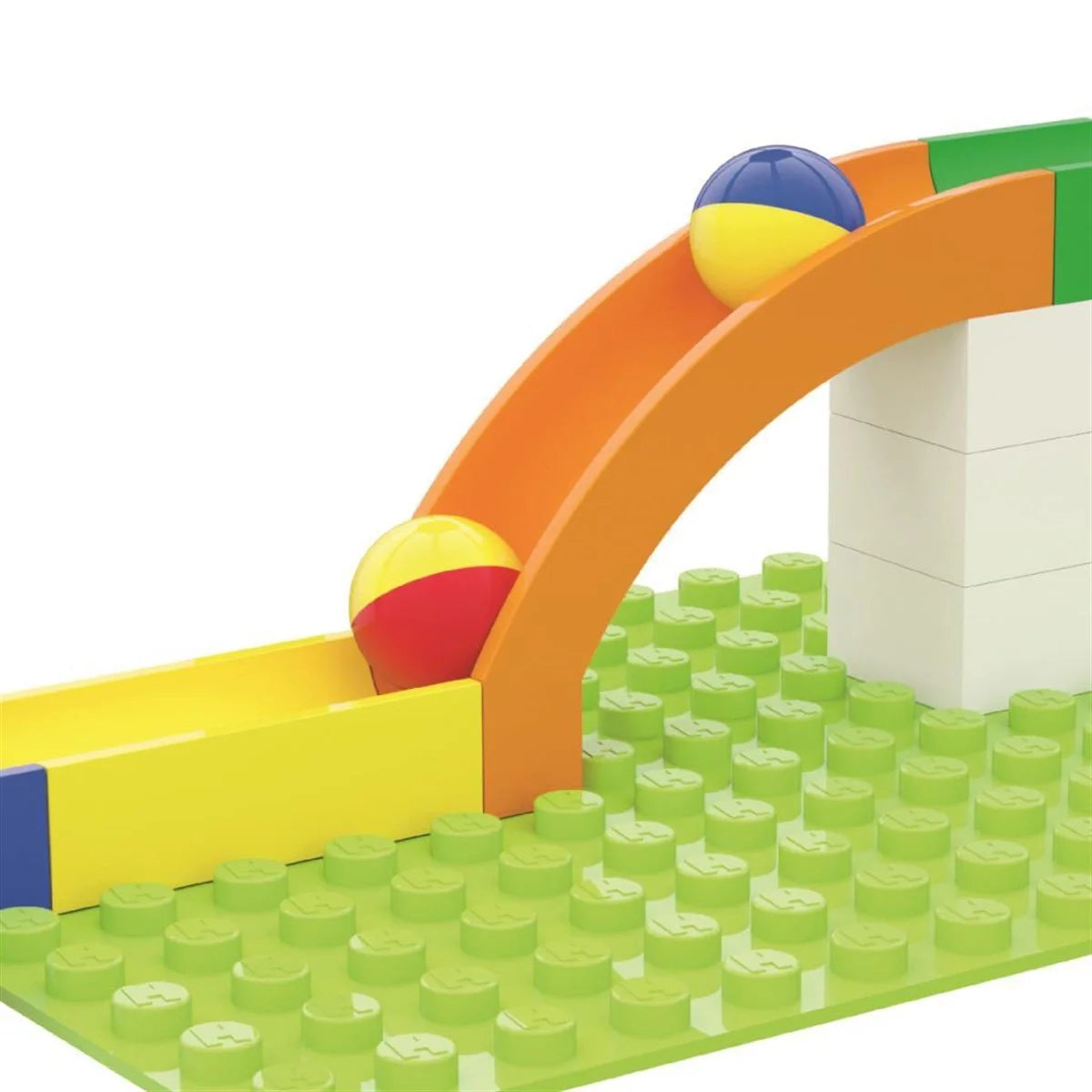 Hubelino Marble Run Misket Kaydırağı Genişletme Yapım Seti (12 Parça) 420640 | Toysall