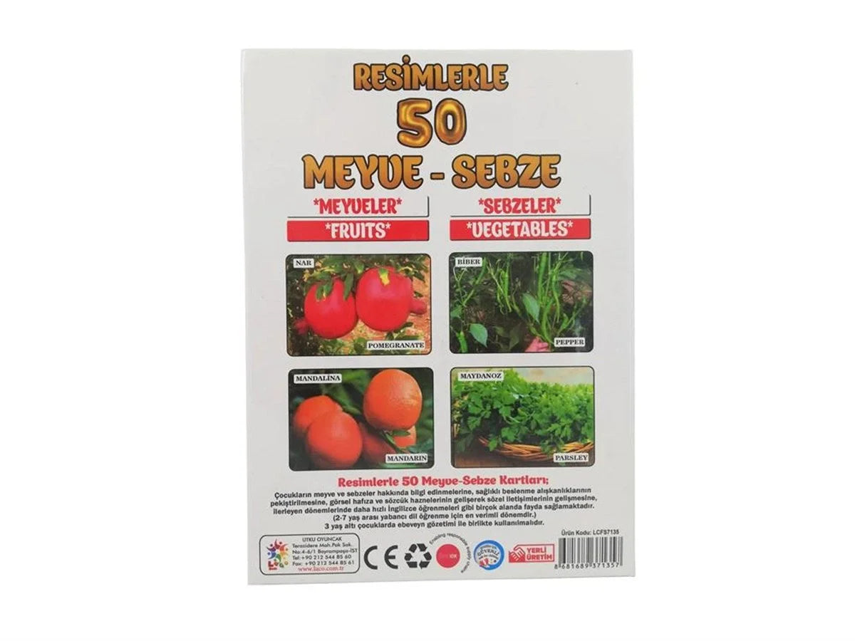İlk 50 Meyve Sebze LCFH7135 | Toysall