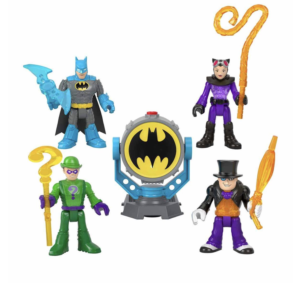 Imaginext DC Super Friends Bat-Tech Bat-Signal Figür Seti HFD47 | Toysall