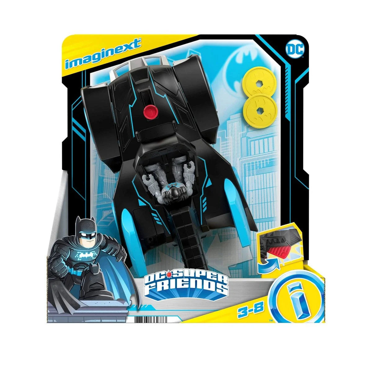 Imaginext DC Super Friends Bat-Tech Batmobil GWT24 | Toysall