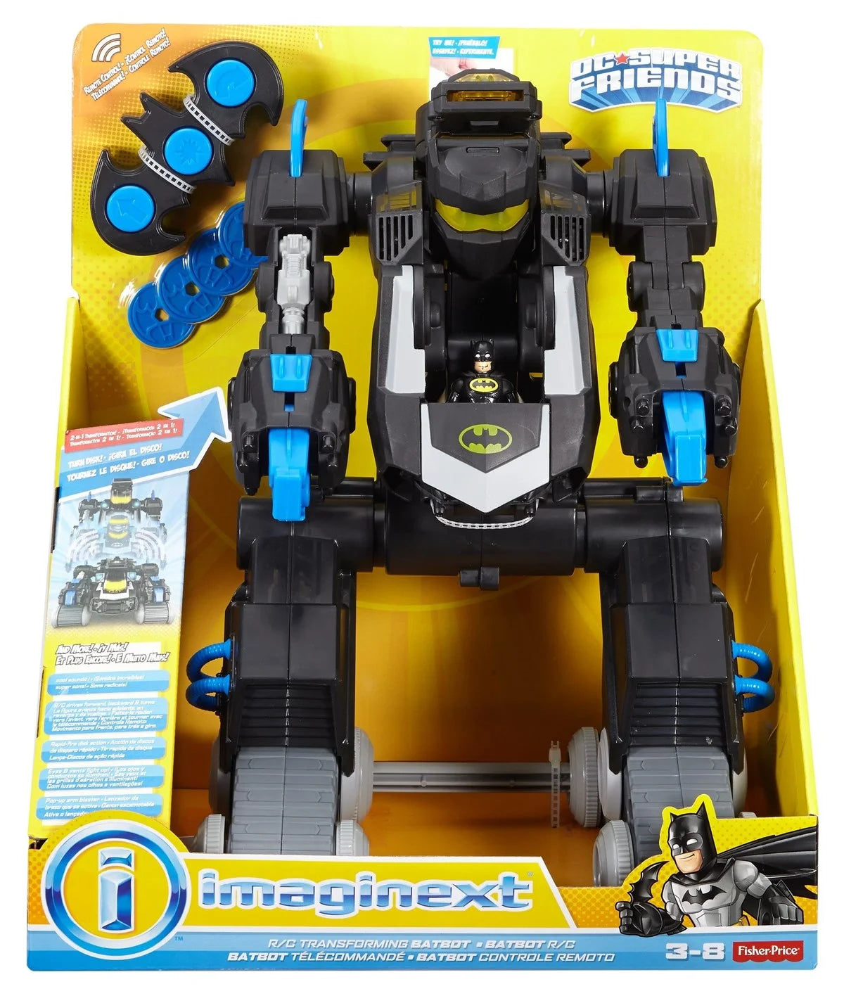 Imaginext DC Super Friends Batman Robot DMT82 | Toysall