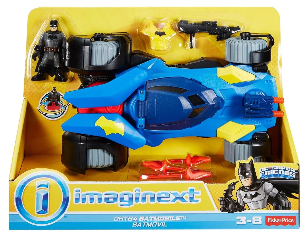 Imaginext DC Super Friends Delüks Batmobil Batman Aksiyon Figürü DHT64 | Toysall