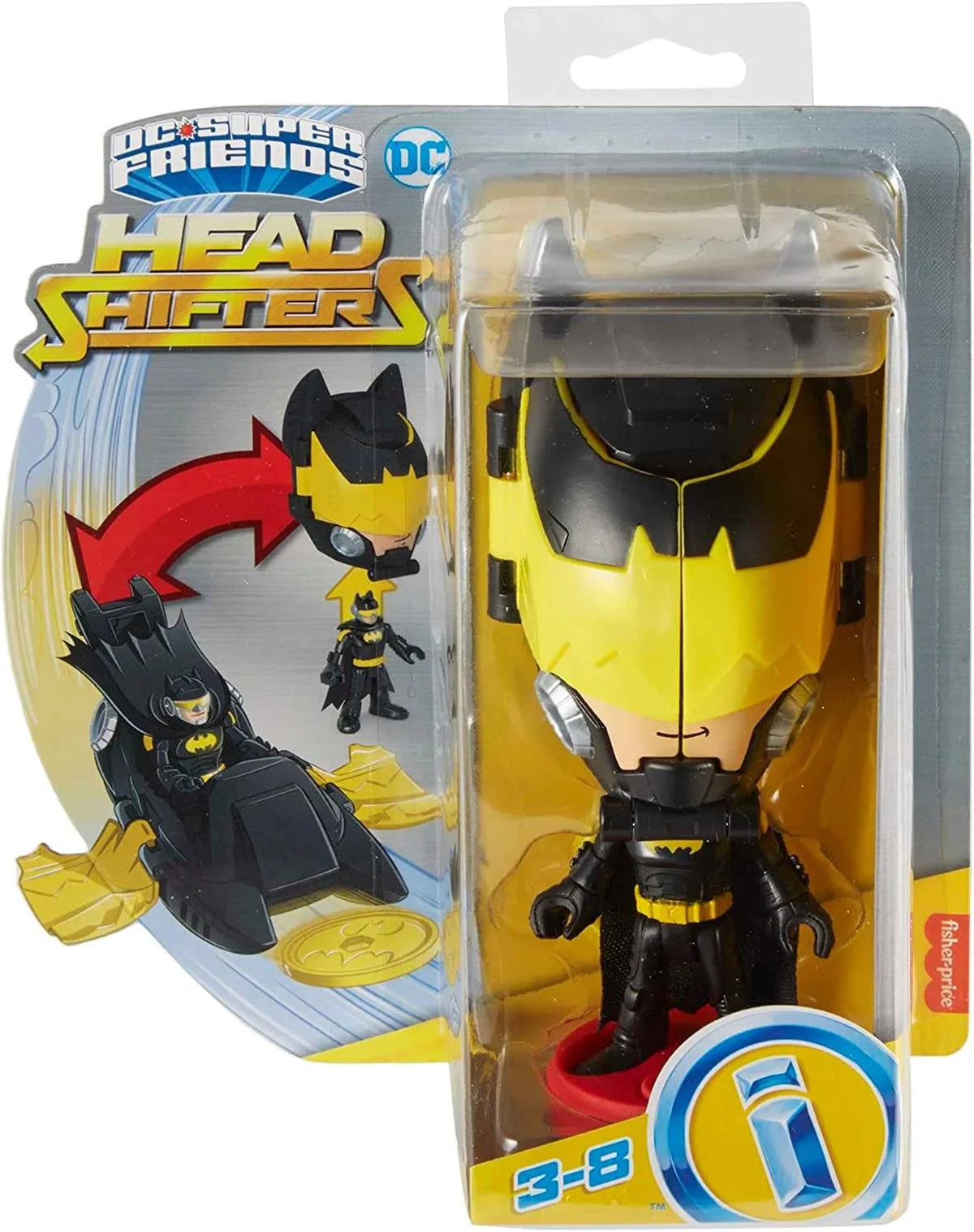 Imaginext DC Super Friends Head Shifters  Koleksiyonu HGX78-HGX93 | Toysall