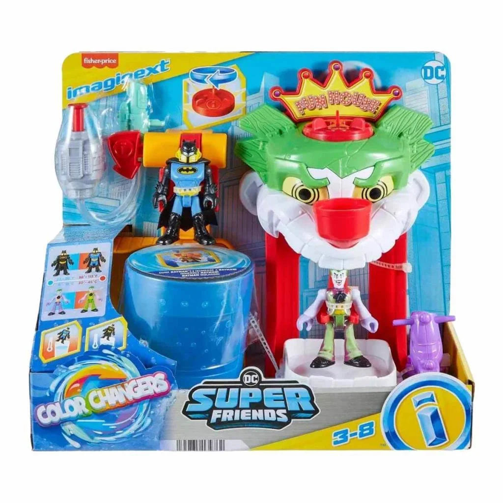 Imaginext DC Super Friends Renk Değiştiren Joker Eğlence Evi Oyun Seti HMX55 | Toysall