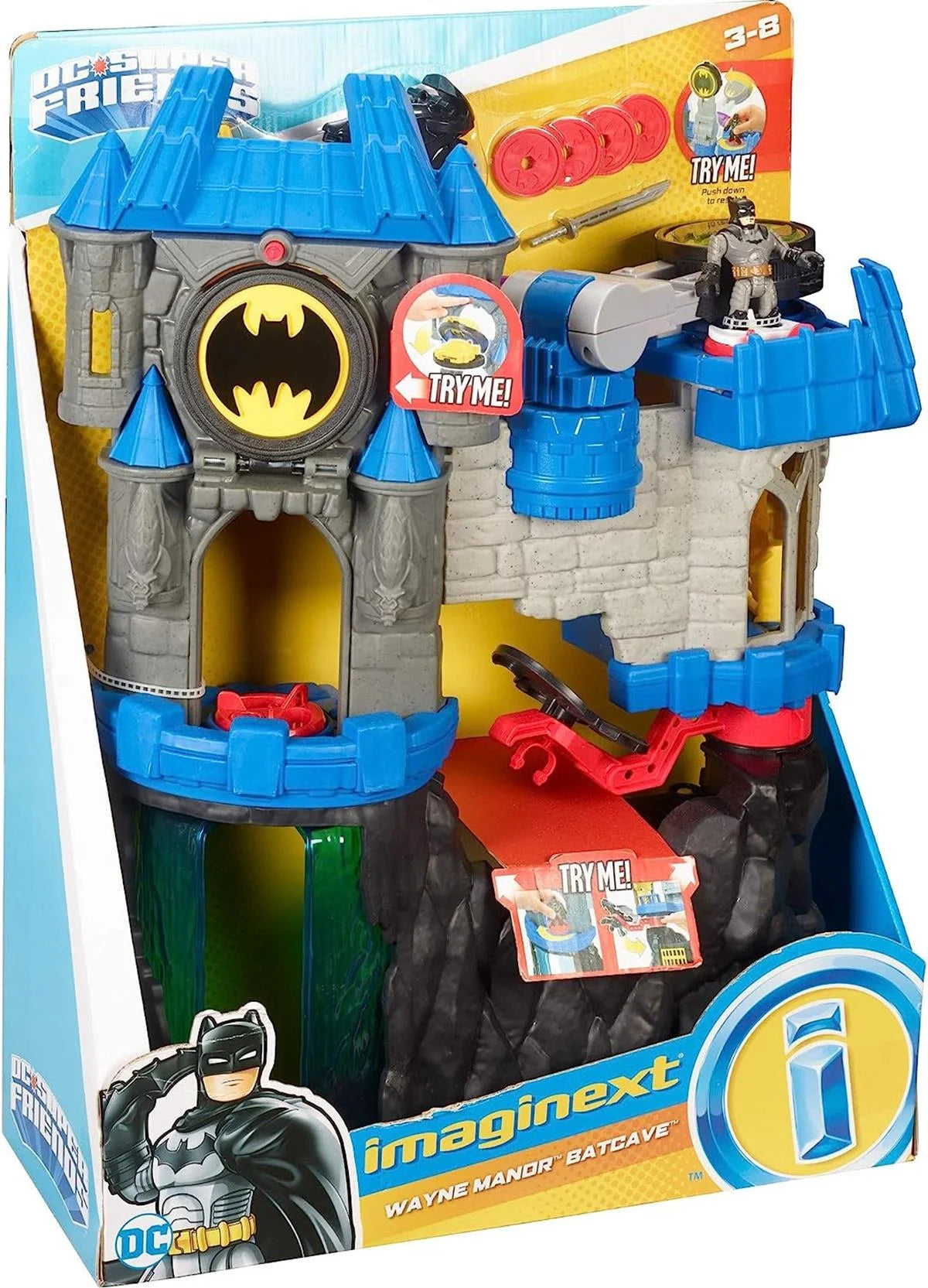 Imaginext DC Süper Friends Wayne Manor Malikanesi FMX63 | Toysall