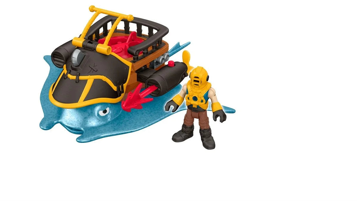 Imaginext Korsan Figürü Captain Nemo & Stingray DHH64-DTH43 | Toysall