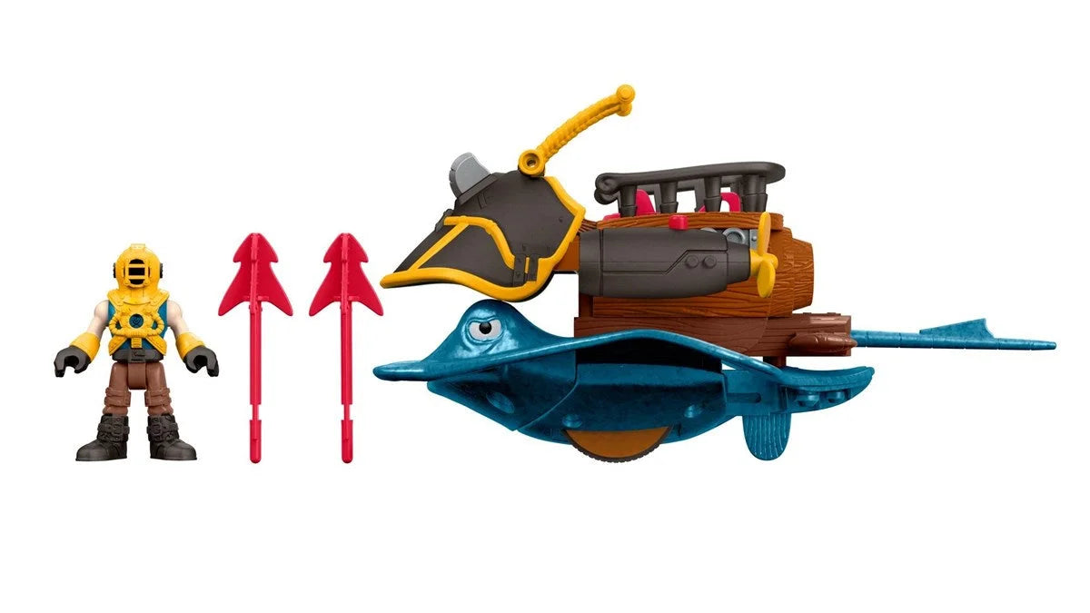 Imaginext Korsan Figürü Captain Nemo & Stingray DHH64-DTH43 | Toysall