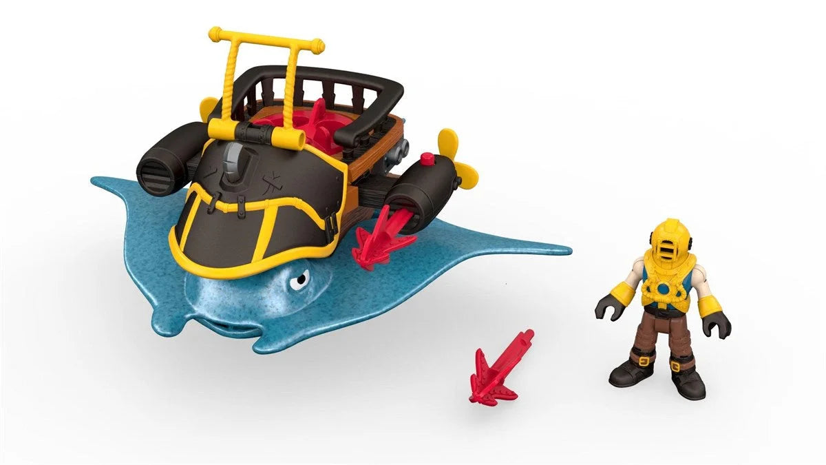 Imaginext Korsan Figürü Captain Nemo & Stingray DHH64-DTH43 | Toysall