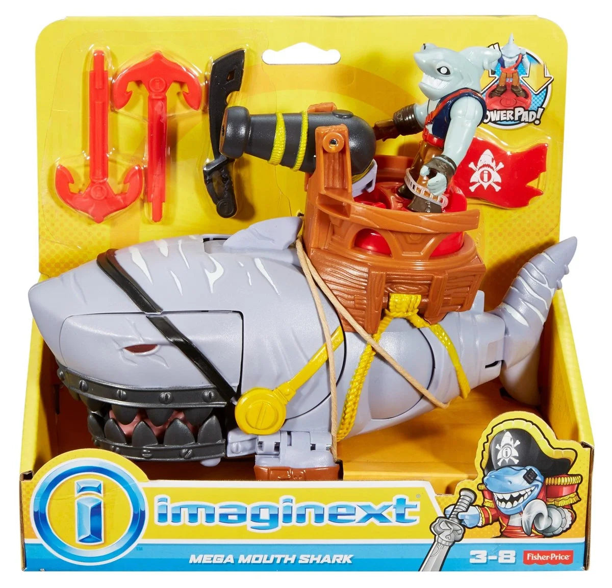 Imaginext Korsan Figürü Mega Mouth Shark DHH64-DHH66 | Toysall