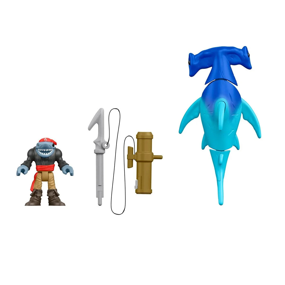 Imaginext Korsan Figürü ve Aksiyon Oyuncağı Seti  Hammerhead Shark DHH73-DHH76 | Toysall