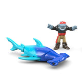 Imaginext Korsan Figürü ve Aksiyon Oyuncağı Seti  Hammerhead Shark DHH73-DHH76