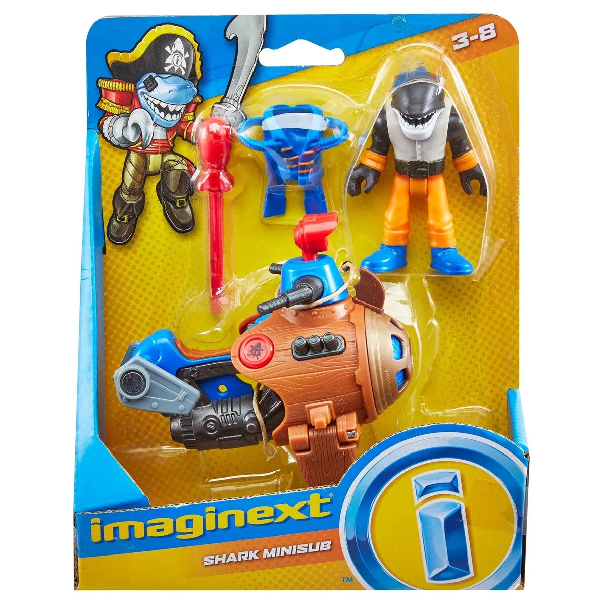 Imaginext Korsan Figürü ve Aksiyon Oyuncağı Seti  Minisub DHH73-DTL98 | Toysall