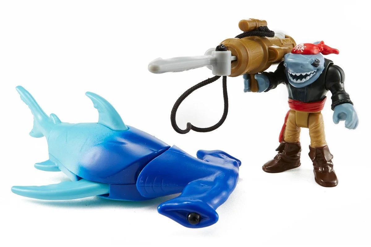 Imaginext Korsan Figürü ve Aksiyon Oyuncağı Seti  Hammerhead Shark DHH73-DHH76 | Toysall