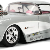 Jada Bugs Bunny Figür ve 1957 Chevrolet Corvette Araç 1:24 253255041